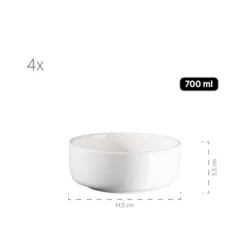 Mäser 931617 Kombiservice Finaro Für 4 Personen, Porzellan, Weiß (1 Set, 16-teilig) -Küchenbedarf Laden 5e49859f3b6a81eeb6eda800245b213f