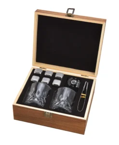 Whisky Geschenk-Set Mit 2 Gläsern, Eiswürfeln Aus Edelstahl, Zange, Samtbeutel In Einer Schönen Holzbox 8 Whisky Geschenk-Set Mit 2 Gläsern, Eiswürfeln Aus Edelstahl, Zange, Samtbeutel In Einer Schönen Holzbox -Küchenbedarf Laden 5eee92ca1b75f172d5308dc3dedcbc33