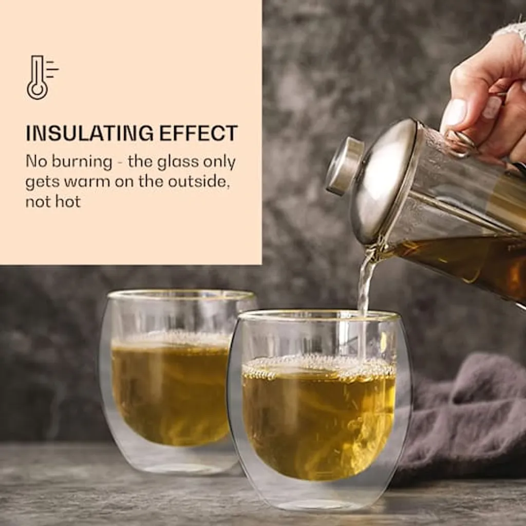 DUOS 4X 410ml Jumbo doppelwandige Thermo-Gläser + 4X Edelstahl-LÖFFEL, für Latte Macchiato, Cocktails, Vorspeisen by Feelino DUOS 4X 410ml Jumbo Doppelwandige Thermo-Gläser + 4X Edelstahl-LÖFFEL, Für Latte Macchiato, Cocktails, Vorspeisen By Feelino -Küchenbedarf Laden 619d2aac8bbe8f00c93bf0af1e25395f