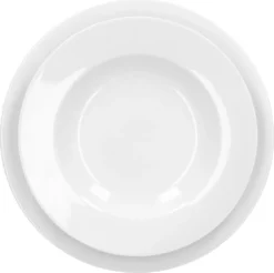 Van Well Trend 12-tlg. Tafelservice Weiß Für 6 Personen, Speiseteller + Suppenteller -Küchenbedarf Laden 61a7097edd70f6d40953d446ce52129f 1