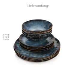 Sänger SÄNGER Steingut Geschirrset Tokio, Tafelservice 12 Teilig Für 4 Personen 10 Sänger SÄNGER Steingut Geschirrset Tokio, Tafelservice 12 Teilig Für 4 Personen -Küchenbedarf Laden 61f39e69bf91ade5fffa9ebf57b1cb05