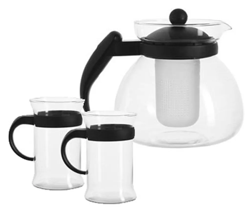 Montana Teeset aus Glas 1,5Ltr Teekanne + 2 Teegläser Montana Teeset Aus Glas 1,5Ltr Teekanne + 2 Teegläser -Küchenbedarf Laden 6458a738d44b890cc9c2c2d40b8d3b02