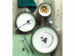 Tafelservice Steingut - 18-teilig - Khaki & Elfenbein - ALGA Von SIA -Küchenbedarf Laden 64a3577bb3ab26824e6e21e5c2cb623c