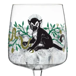 Ritzenhoff Gin Ginglas Mit Stiel Affe By Karin Rytter 2020 -Küchenbedarf Laden 685e910a2df294b2dff68de9488c443b