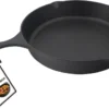Jim Beam Gusseisen Pfanne - Grillpfanne Bratpfanne Induktion - Steakpfanne Für Herd Grill - 26 Cm Rund -Küchenbedarf Laden 6a35ee16dfd54566e927e33904d6ff56