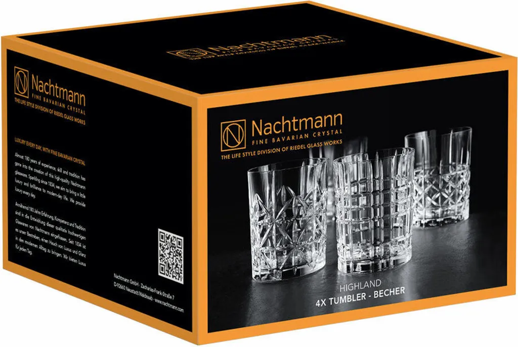 Nachtmann Whiskybecher Highland 345ml H:10,2cm, klar (4er Pack) Nachtmann Whiskybecher Highland 345ml H:10,2cm, Klar (4er Pack) -Küchenbedarf Laden 6a9df85ebd3670d38d1aafa0b0f4edea