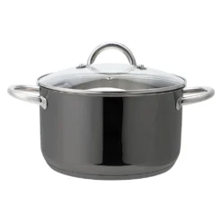 ECHTWERK Kochtopf-Set 8tlg Aus Edelstahl, , Farbe:Schwarz -Küchenbedarf Laden 6bacc5f7bf75a1636fbf5758cb2d7f29