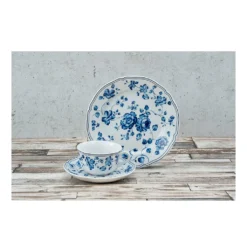 CreaTable 23458 Kaffeeservice Royal Blue Flower Für 6 Personen, Porzellan, Weiß/blau (1 Set, 18-teilig) -Küchenbedarf Laden 6d70b3c3d800d02334ea08371574d9c1