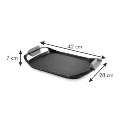 TESCOMA Grillplatte 42 X 28 Cm Induktion Grillrost Antihaftbeschichtet Aluminium -Küchenbedarf Laden 6db85036f4f6893349a608a9477a0e9d
