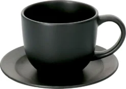 18-tlg. Kaffee-Service Lampart Nero 6 Personen I Tasse + Untertasse + Teller -Küchenbedarf Laden 6e7642ec24e490afca22bdcb159badcd