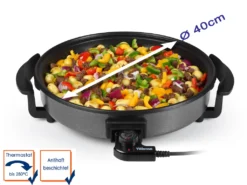 Tristar Multifunktionspfanne PZ-2964 1500 W 40 Cm -Küchenbedarf Laden 6f0a82568db47c9686b4b287a346f28a