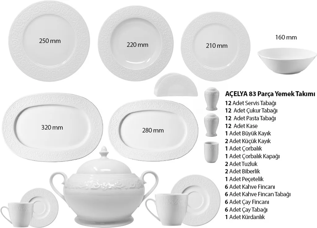 Kütahya Porselen 83 teilig Acelya Tafelservice Porzellan Essservice 12 Personen Kütahya Porselen 83 Teilig Acelya Tafelservice Porzellan Essservice 12 Personen -Küchenbedarf Laden 6f4e7cf5e32b5a14fc107cbb8cb28f1f