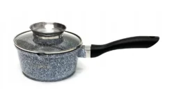 Graue Töpfe Und Kasserolle Mit Marmorbeschichtung -Küchenbedarf Laden 7250bf7ae135fe0f5e7fc0aafef52c25