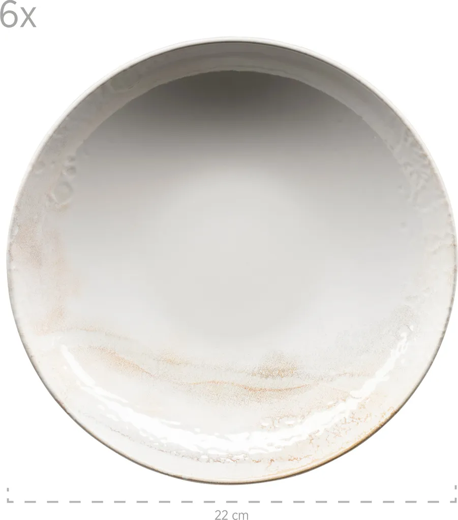 Mäser 931949 Tafelservice Ossia für 6 Personen, Steinzeug, weiß/beige (1 Set, 18-teilig) Mäser 931949 Tafelservice Ossia Für 6 Personen, Steinzeug, Weiß/beige (1 Set, 18-teilig) -Küchenbedarf Laden 72cd6a89f2d150631bd6e5f911227553