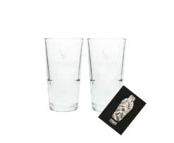Grey Goose 2er Set Longdrinkglas 2x Glas Gläser 4cl Geeicht Eichung