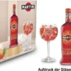 Martini Fiero Geschenkset - Fiero Wermut 0,75l (14,4% Vol) + Martini Royale Ballon Cocktail Glas Set - 2x Gläser 47cl - [Enthält Sulfite] -Küchenbedarf Laden 748b39237424b7d0dfa52ba810b15853