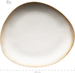 Mäser 931991 Kombiservice La Sinfonia Für 4 Personen, Steinzeug, Beige/creme-weiß (1 Set, 16-teilig) -Küchenbedarf Laden 74ecf4a20e7689616d926e178db7ebdf