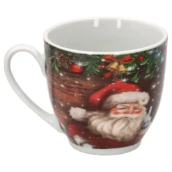 18tlg Kaffeeservice Santa 6 Personen Weihnachtsdekor Advent Weihnachtsmann Porzellan -Küchenbedarf Laden 7569dcc5e5ce597d77e9be7aa4bea5fd