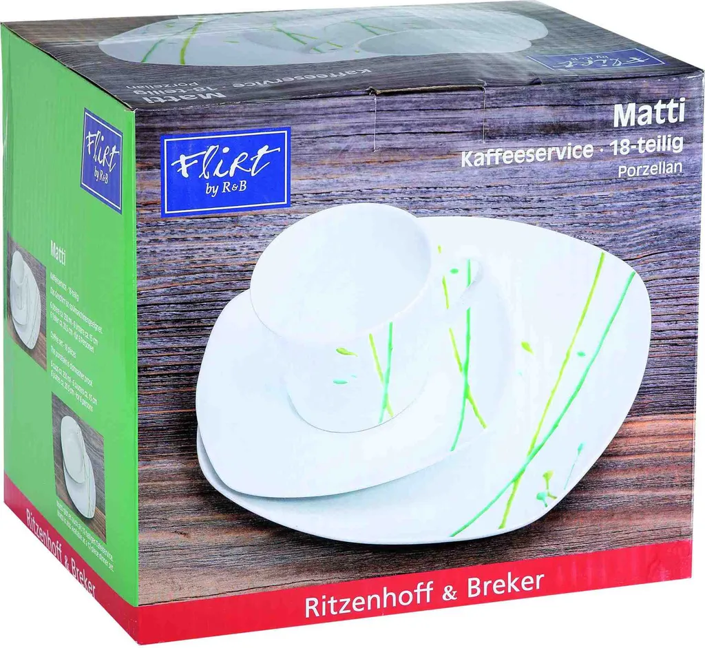 Ritzenhoff & Breker Kaffeeservice Geschirr Matti Porzellan weiß 18-teilig Ritzenhoff & Breker Kaffeeservice Geschirr Matti Porzellan Weiß 18-teilig -Küchenbedarf Laden 75bbfa42a6851e90a6382098953fc623