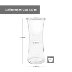 24er Set WECK Delikatessen Glas 700ml + Rezeptheft I Konkave Form Cocktail 5 24er Set WECK Delikatessen Glas 700ml + Rezeptheft I Konkave Form Cocktail -Küchenbedarf Laden 77722c1421587e7f751bbe7949313635