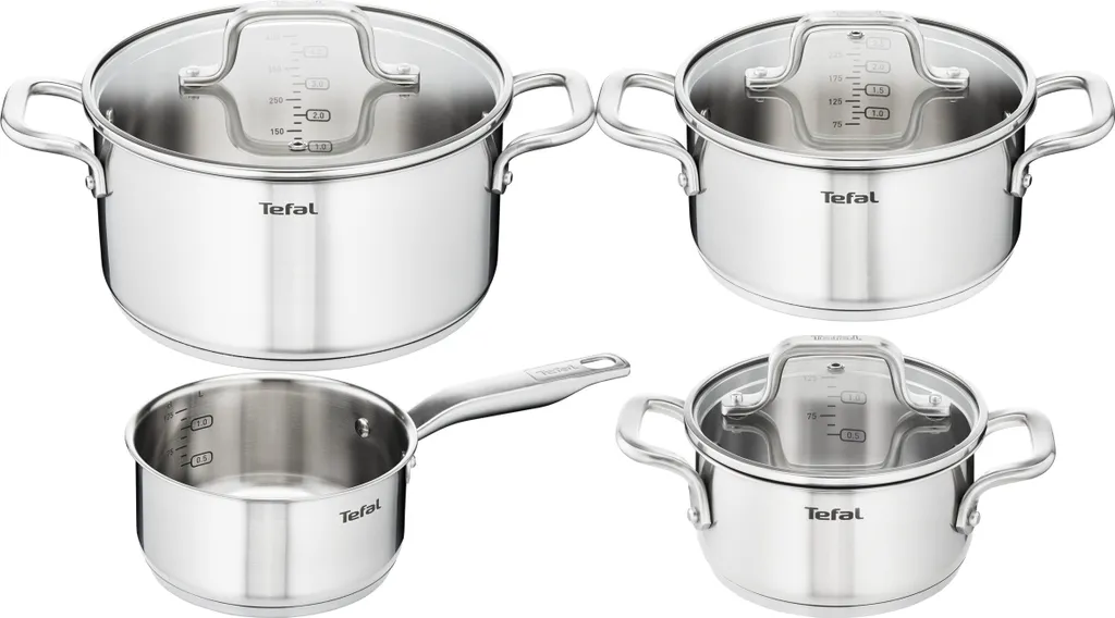 Tefal Virtuoso Topfset, 7-Teilig, Edelstahl - 7-Teiliges Set aus 1x Stielkasserolle 16cm, 3x Kochtöpfen 16/20/24cm + 3x Deckel Tefal Virtuoso Topfset, 7-Teilig, Edelstahl - 7-Teiliges Set Aus 1x Stielkasserolle 16cm, 3x Kochtöpfen 16/20/24cm + 3x Deckel -Küchenbedarf Laden 784ec9d1b46a56daf9ba70dda4f80f3c