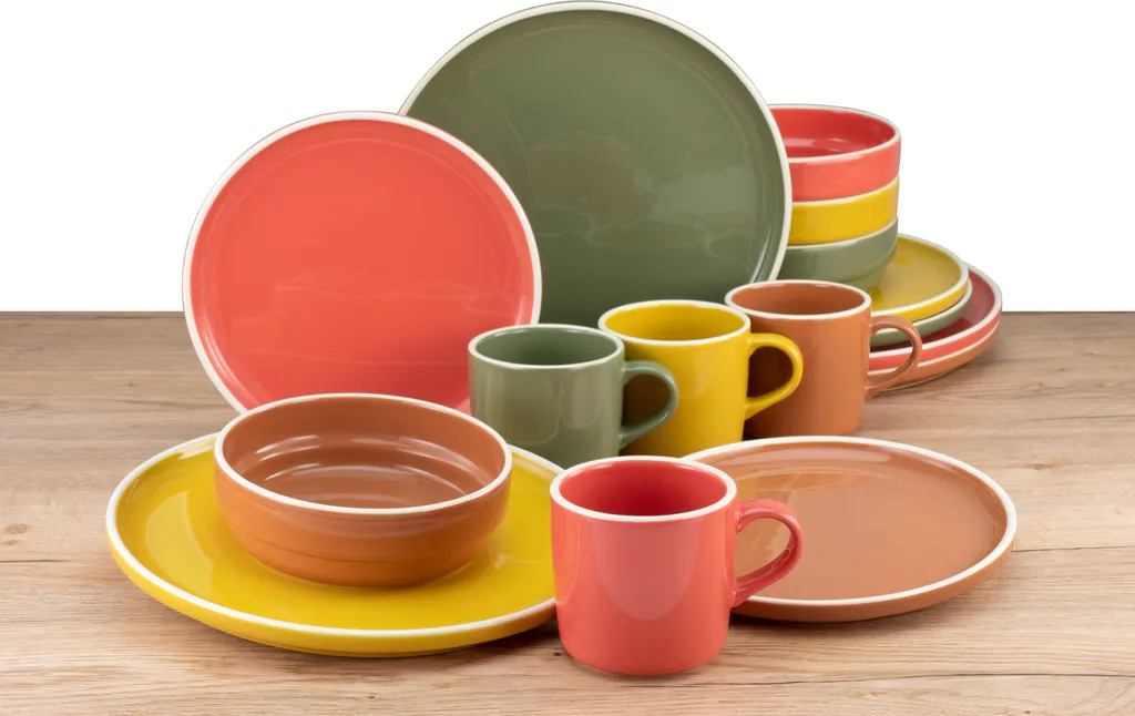 CreaTable 22899 Kombiservice Indian Summer für 4 Personen, Steingut, mehrfarbig (1 Set, 16-teilig) CreaTable 22899 Kombiservice Indian Summer Für 4 Personen, Steingut, Mehrfarbig (1 Set, 16-teilig) -Küchenbedarf Laden 78533a35e0c5cf4a0b776e77fb6b5ac5