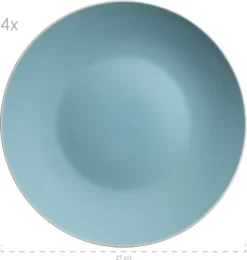 Mäser 931770 Kombiservice Elissa Für 6 Personen, Steinzeug, Türkis (1 Set, 24-teilig) -Küchenbedarf Laden 78c968b120cb9f71540e8bd204cf0dcd