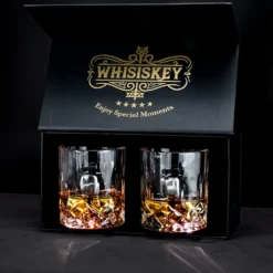 Whisiskey - Whiskygläser Set – 2 Tumbler Gläser (2x 320 Ml) – Whisky Geschenkset - Whisky Zubehör Set - Geschenke Für Männer -Küchenbedarf Laden 79a46e92a96d0a29d222ef9aba76ff18