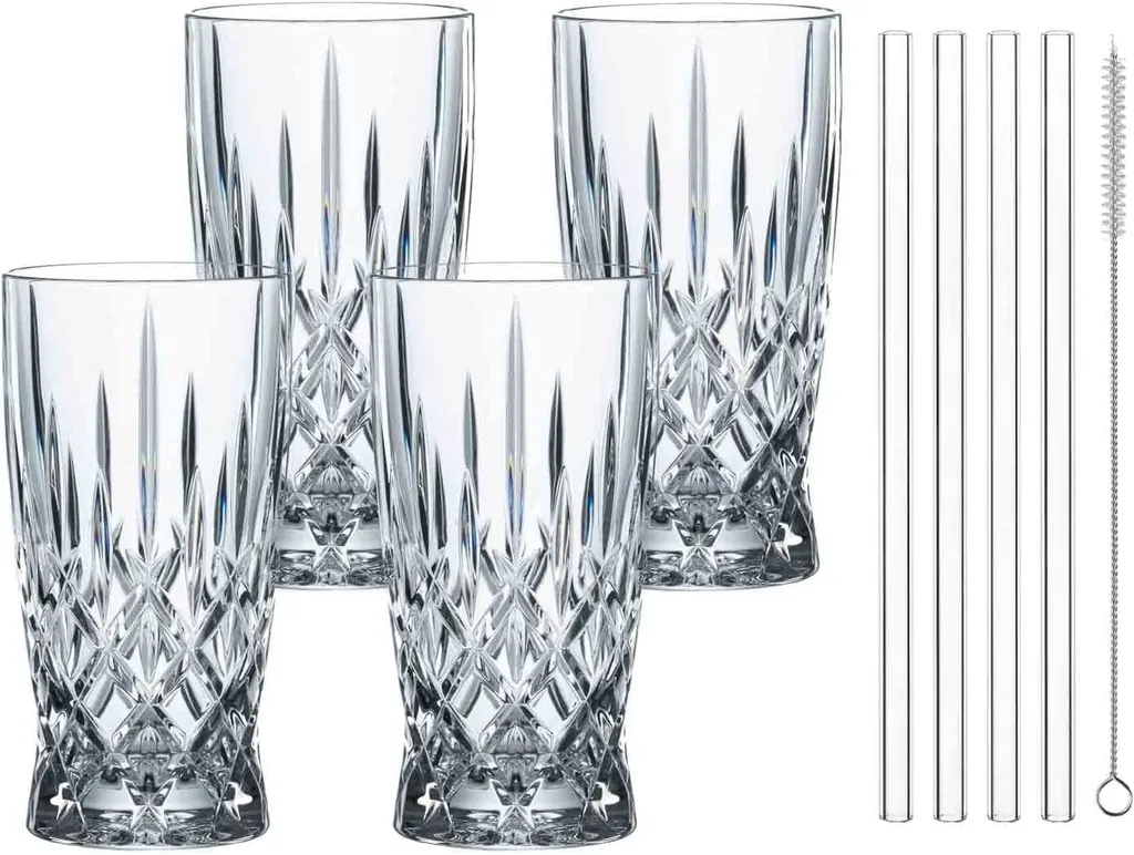 Nachtmann Latte Macchiato Set/4 + 4 Glastrinkhalme 7604/8tlg. Noblesse 104671 Nachtmann Latte Macchiato Set/4 + 4 Glastrinkhalme 7604/8tlg. Noblesse 104671 -Küchenbedarf Laden 7e166f4e1117913e41da4522d464fdf4