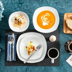 MALACASA, Serie Elisa, 40 Teilig Set Porzellan Tafelservice Kombiservice Geschirrset Mit Dessertteller, Speiseteller, Müslischalen, Eierbecher, Becher Für 8 Personen 8 MALACASA, Serie Elisa, 40 Teilig Set Porzellan Tafelservice Kombiservice Geschirrset Mit Dessertteller, Speiseteller, Müslischalen, Eierbecher, Becher Für 8 Personen -Küchenbedarf Laden 7f14210d147bc2a89264f4763def1db1