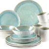 Mäser 931975 Kombiservice Frozen Für 4 Personen, Steinzeug, Grün (1 Set, 16-teilig) -Küchenbedarf Laden 7f83118864a9219038a4825dc87d40dc