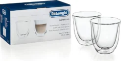 De'Longhi DeLonghi Cappuccino 2er Doppelwandiges Thermoglas 4 De'Longhi DeLonghi Cappuccino 2er Doppelwandiges Thermoglas -Küchenbedarf Laden 803b3603aedffd39ddee1ebbc02668a9