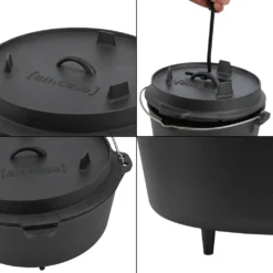 Dutch Oven Set Enkhuizen 4,2 Liter Mit Deckel Und Füße Gusseisen -Küchenbedarf Laden 8192eb1d3275e588d7368204b4bb5da1