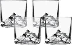 Everest Whisky Gläser, 4 Stück -Küchenbedarf Laden 8322a0626540102aee809e127fb7c790