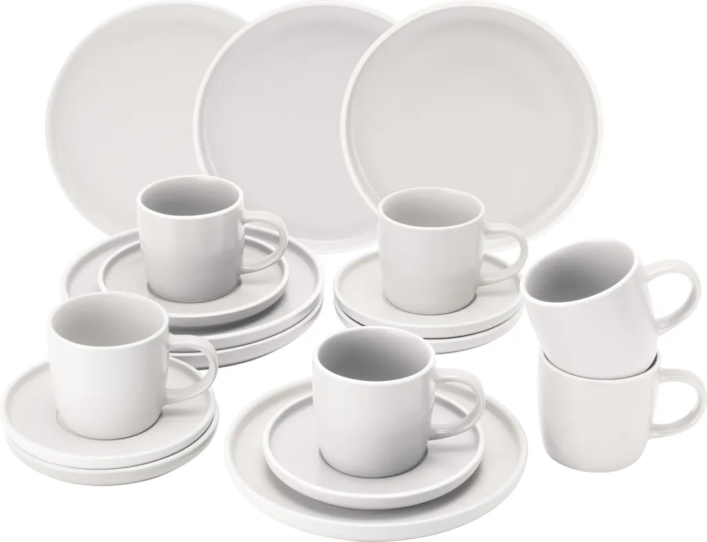 18tlg. Kaffeeservice Lea 6 Personen Kuchenteller Kaffee-Tasse Weiß Steingut 18tlg. Kaffeeservice Lea 6 Personen Kuchenteller Kaffee-Tasse Weiß Steingut -Küchenbedarf Laden 84272055e2f07a6965ac34f567eaaf36