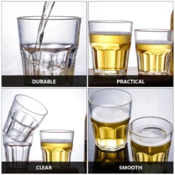 15er 170ml Whiskytasse Set Weinverkoster Bierbecher Bar Klar Acryl-Whisky-Tassen Whiskyglas -Küchenbedarf Laden 84dad8fdbf2a69e1468cfb319ffc5a13