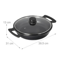 Relaxdays Servierpfanne Mit Deckel -Küchenbedarf Laden 8683c5f08e15242fbe7999a22b241309