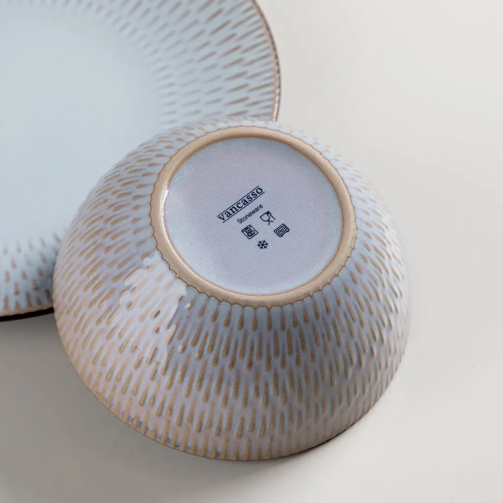 Kombiservice Steinzeug, vancasso PLUVO Tafelservice, 16-teiliges Ess Geschirrset mit je 4 Speisetellern, Kuchentellern, Schalen und Tassen für 4 Personen Kombiservice Steinzeug, Vancasso PLUVO Tafelservice, 16-teiliges Ess Geschirrset Mit Je 4 Speisetellern, Kuchentellern, Schalen Und Tassen Für 4 Personen -Küchenbedarf Laden 871893052049bd04bdc5cdcf3430168b