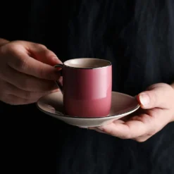 Artvigor, Porzellan Kaffeeservice, Bunt 12 Teilig Kaffee Set, Mit 6 Espressotassen 80 Ml, 6 Untertassen, Mehrfarbig -Küchenbedarf Laden 883e2b8a8f70c950a4834f4c43a741c7