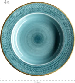 Mäser 931942 Kaffeeservice Prospero Für 6 Personen, Porzellan, Blau (1 Set, 12-teilig) -Küchenbedarf Laden 88caf0d9ec5cdb7d40f4de7120143d67