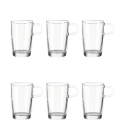 Leonardo Loop Latte Macchiato Becher, 6er Set, Kaffeetasse, Tasse, Glas, 250 Ml, 86576 3 Leonardo Loop Latte Macchiato Becher, 6er Set, Kaffeetasse, Tasse, Glas, 250 Ml, 86576 -Küchenbedarf Laden 88dccbead030f8fefabcc65503b7f6a4