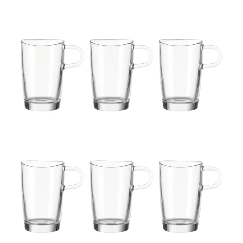 Leonardo Loop Latte Macchiato Becher, 6er Set, Kaffeetasse, Tasse, Glas, 250 ml, 86576 Leonardo Loop Latte Macchiato Becher, 6er Set, Kaffeetasse, Tasse, Glas, 250 Ml, 86576 -Küchenbedarf Laden 88dccbead030f8fefabcc65503b7f6a4