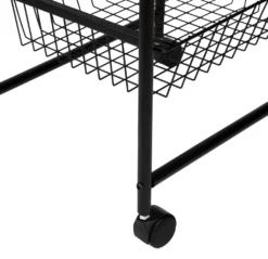 Küchenwagen ’Rudbjerg’ Mit 4 Gitterkörben Metall Schwarz -Küchenbedarf Laden 893e8c17c35fdd8eec31142f1dca5ff2