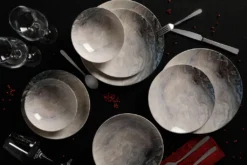 Hermia Concept, Erika,(24 Stücke), Abendessen , Mehrfarbig, 100% Porzellan -Küchenbedarf Laden 8b6770452adcf88701a73a9834c914a7