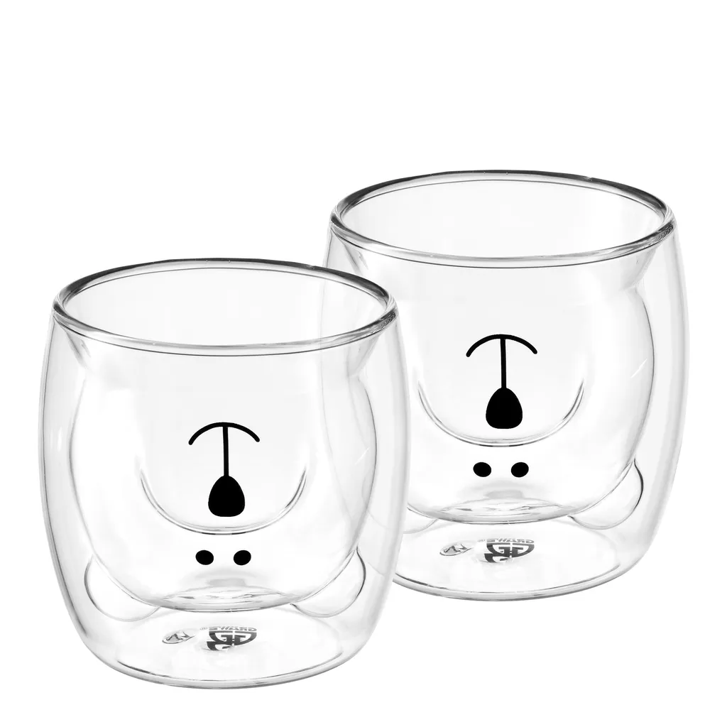 GRÄWE Doppelwandige-Thermogläser, 250ml, 2er Set, Motiv Bär GRÄWE Doppelwandige-Thermogläser, 250ml, 2er Set, Motiv Bär -Küchenbedarf Laden 8de222b39bcc4b57d9b6a68628c1f7e7