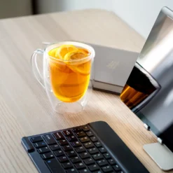 Wessper Doppelwandig Kaffeegläser Mit Henkel, 6 Stück X 350 Ml, Großes Hitzebeständiges Doppelwandglas, Thermogläser, Kaffeegläser Temperaturbeständig Mokkatassen, Teegläser, Latte Machiatto Gläser -Küchenbedarf Laden 8eae50403e1d9facbc0e83be9af20155