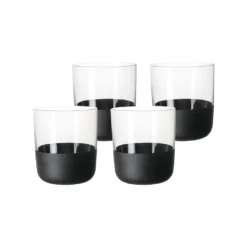 Villeroy & Boch Manufacture Rock Whiskybecher Glas Set 4-tlg. 250 Ml -Küchenbedarf Laden 8ed15ae6975872dd441064b49e98993a