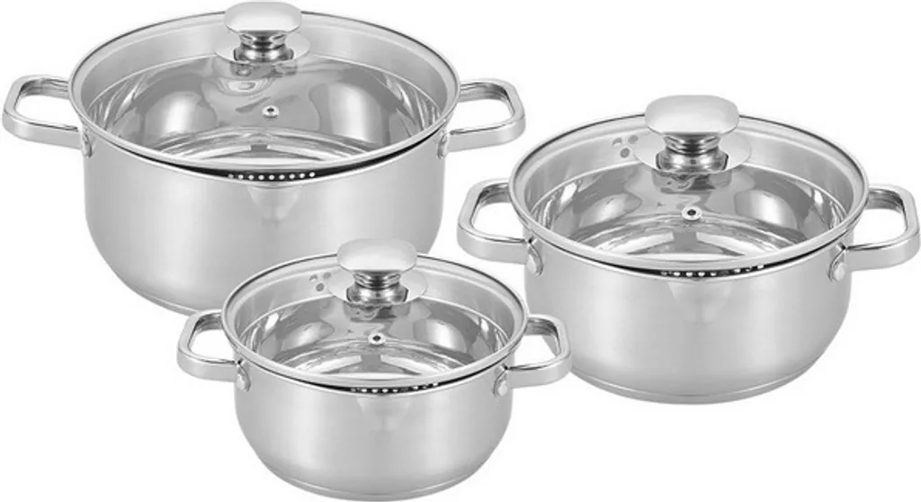 CS-KOCHSYSTEME 6-teiliges Kochset LEIPZIG Edelstahl rostfrei Induktion Kapselboden 066574 CS-KOCHSYSTEME 6-teiliges Kochset LEIPZIG Edelstahl Rostfrei Induktion Kapselboden 066574 -Küchenbedarf Laden 8f3475f94f5f875b5c14378fabb062b9