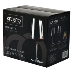 KROSNO Infinity Rotweingläser, 6er-Set, 500 Ml -Küchenbedarf Laden 93a7296c7fd9f05e9ddd16c450d72b3b