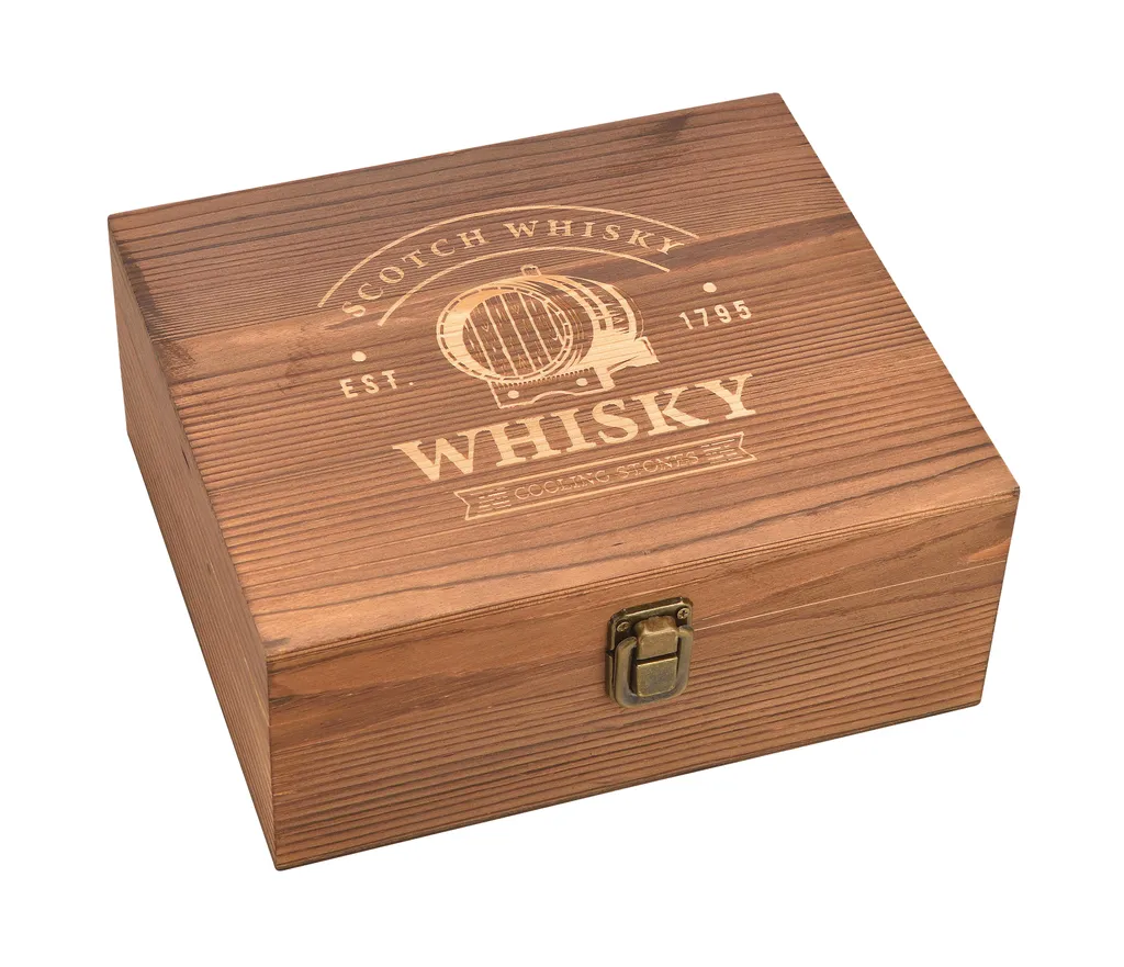 Whisky Geschenk-Set mit 2 Gläsern, Eiswürfeln aus Edelstahl, Zange, Samtbeutel in einer schönen Holzbox Whisky Geschenk-Set Mit 2 Gläsern, Eiswürfeln Aus Edelstahl, Zange, Samtbeutel In Einer Schönen Holzbox -Küchenbedarf Laden 95ce63a5eab960339b1c56b8e6d3a363